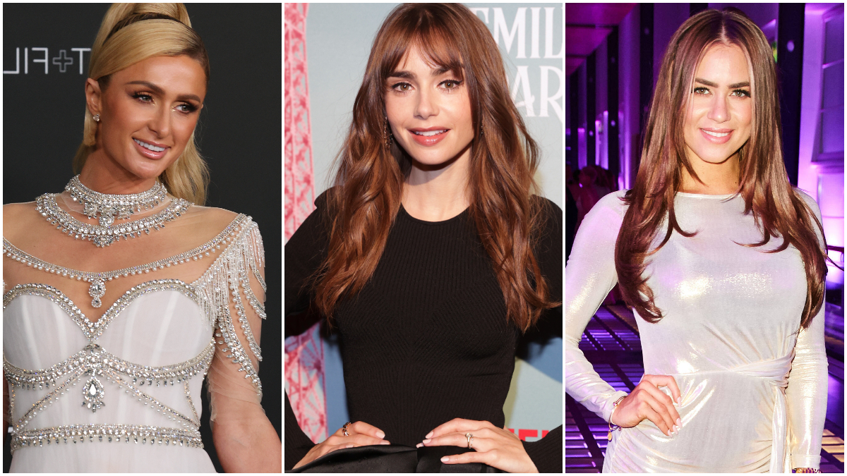 Paris Hilton, Lily Collins und Jessica Paszka 2021