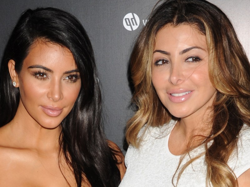 Kim Kardashian und ihre ehemals beste Freundin Larsa Pippen 2014 in Miami, Florida.