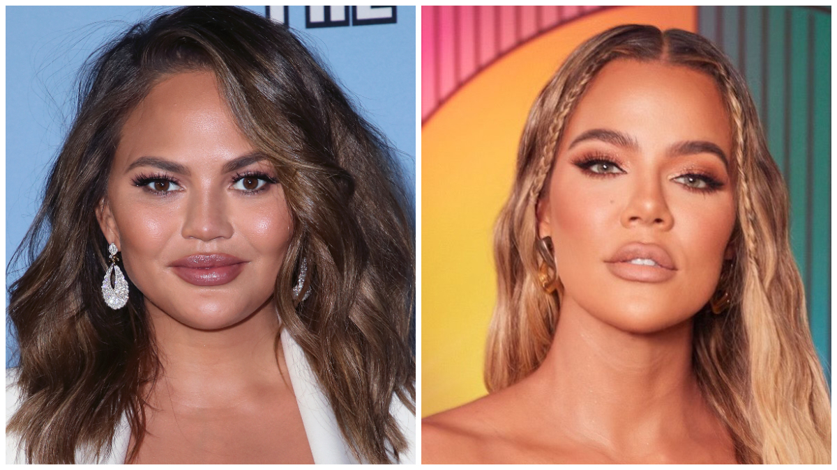 Model Chrissy Teigen und Realitystar Khloé Kardashian