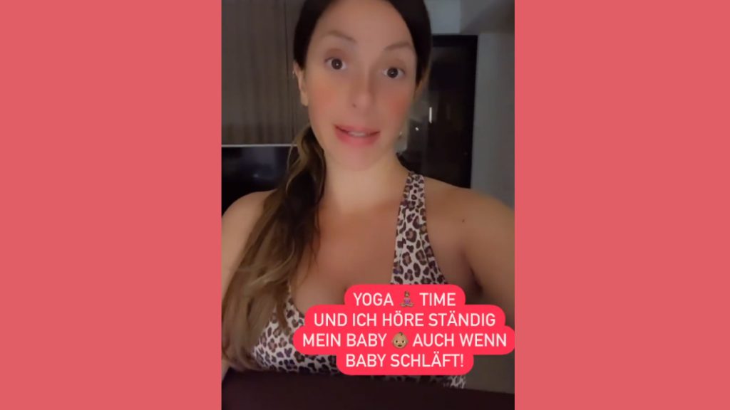 Gülcan Kamps macht eine Instagram-Story.