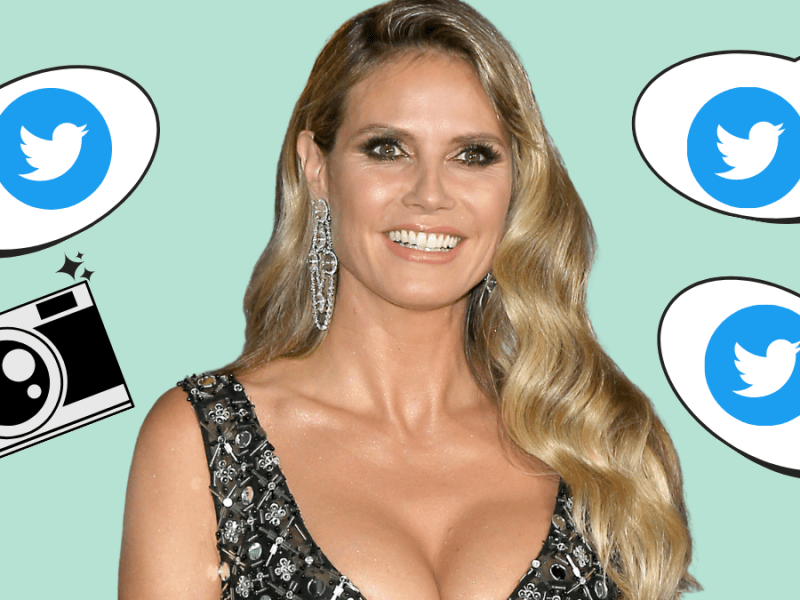 Heidi Klum posiert