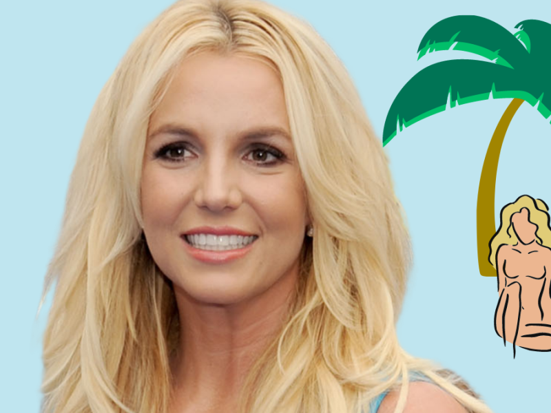 Britney Spears lächelt.