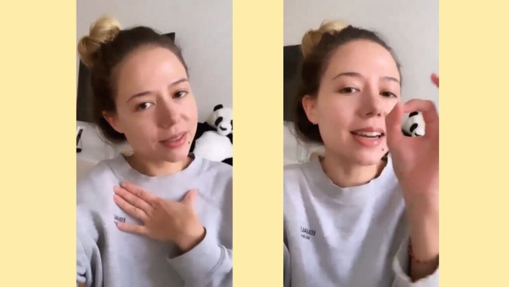 Desy entschuldigt sich in ihrer Instagram-Story bei ihren Fans