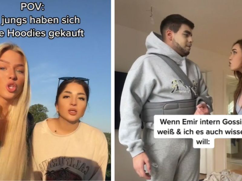 Russelnase: TikTok-Sound mi Elaine Victoria, Karim und Julesboringlife