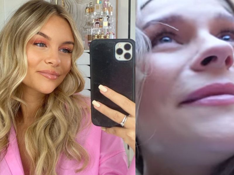 Dagi Bee ganz emotional auf dem Geburtstag ihres Mannes