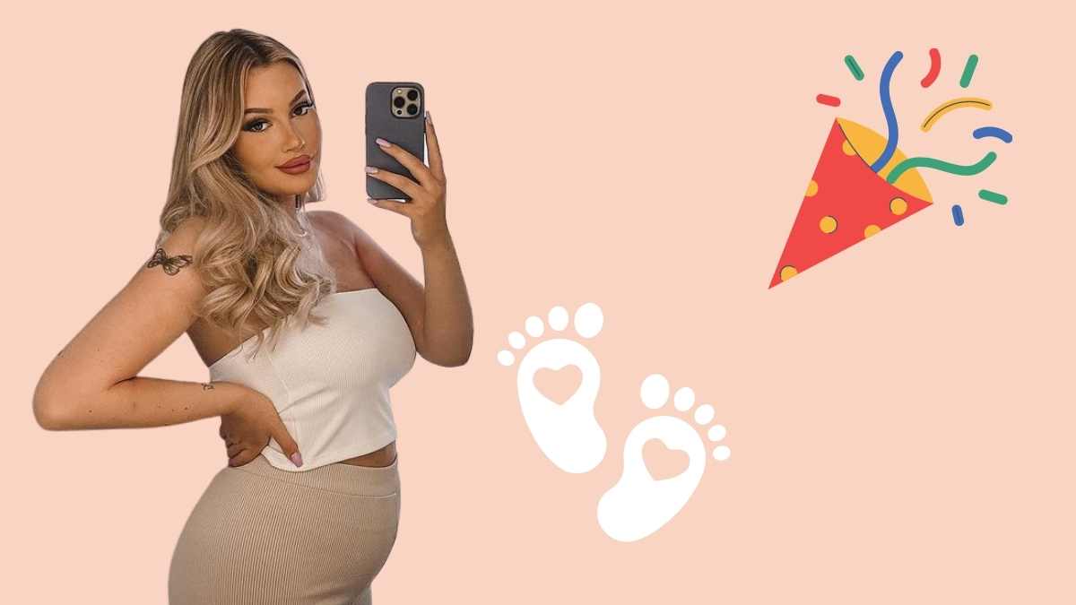 Influencerin Denise Mski Babyparty