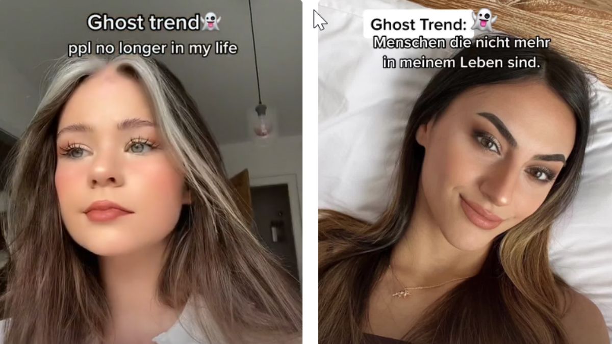 Ghost Trend: Nadine Breaty und Co, machen auf TikTok mit