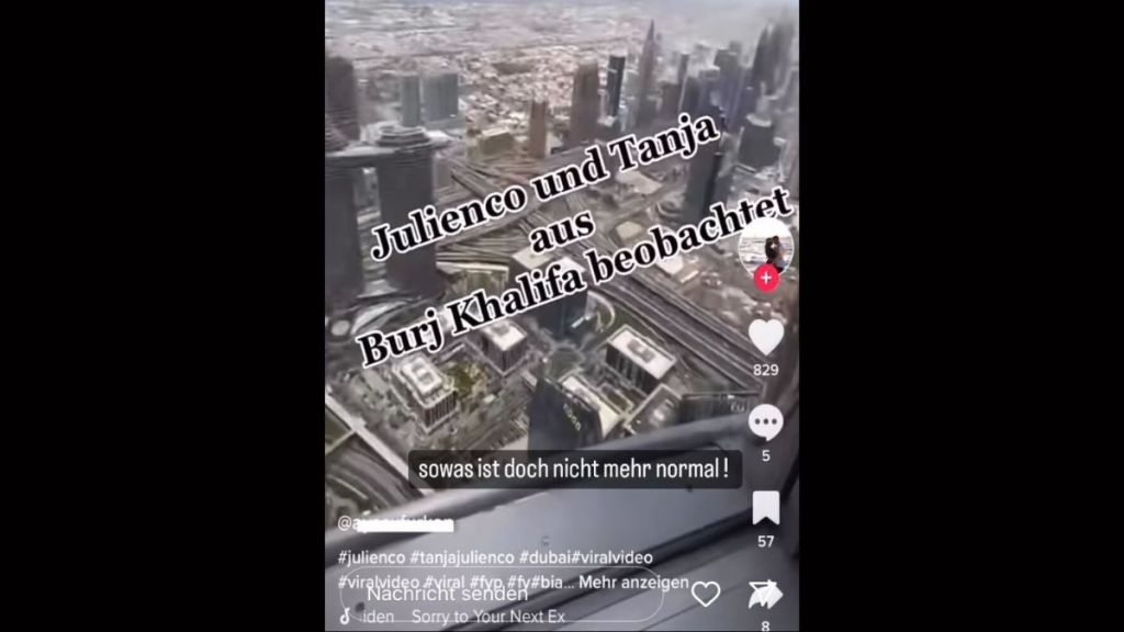 Julienco wurde in Dubai beobachtet