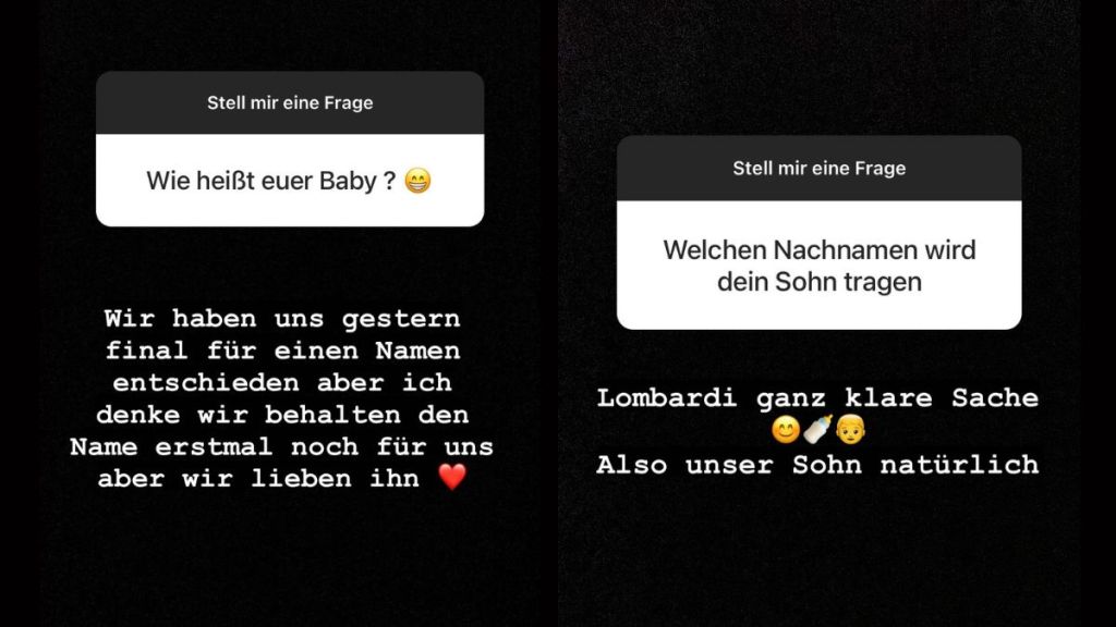 Pietro Lombardi über den Babyname