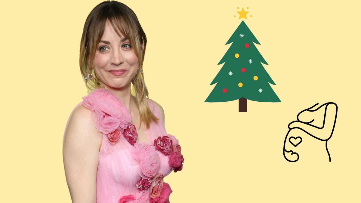 Kaley Cuoco Babybauch Weihnachten