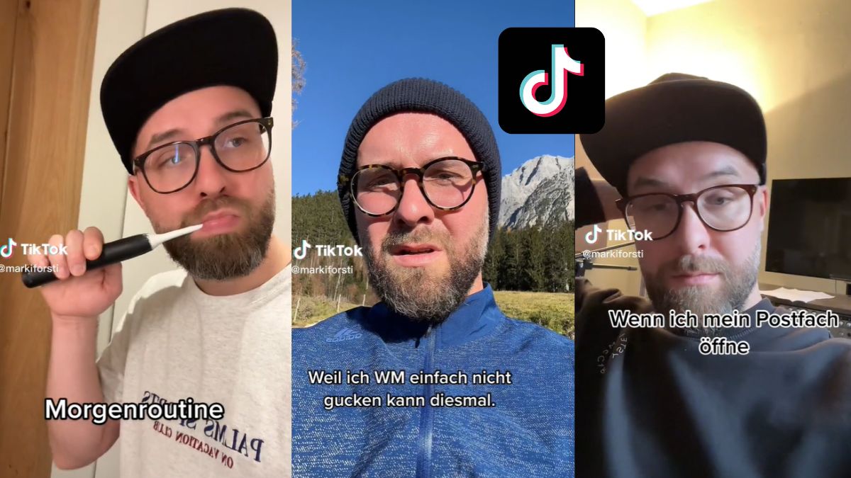 Mark Forster ist auf TikTok unterwegs.