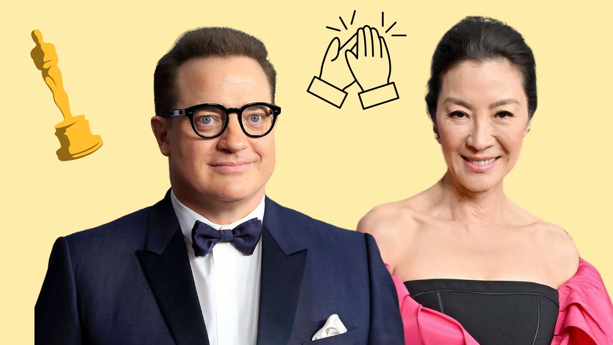 Brendan Fraser Michelle Yeoh Oscars