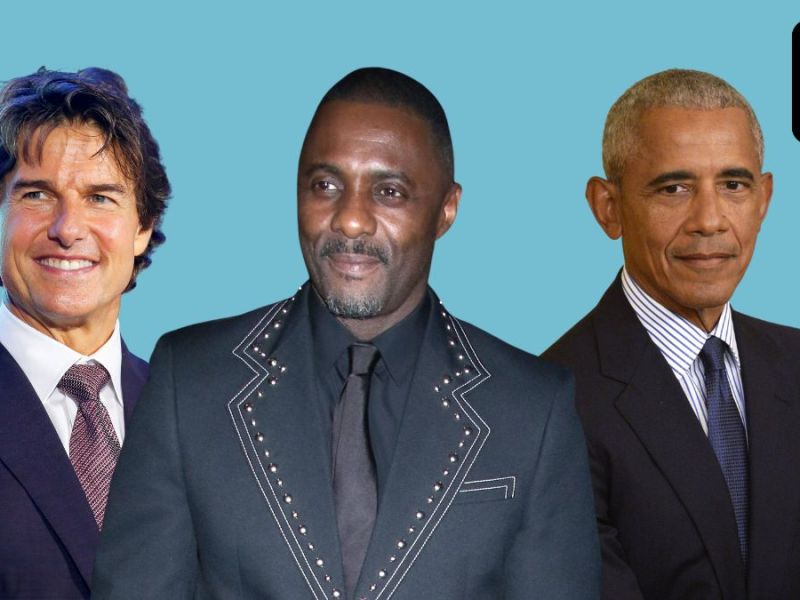 Tom Cruise idris Elba Barack Obama