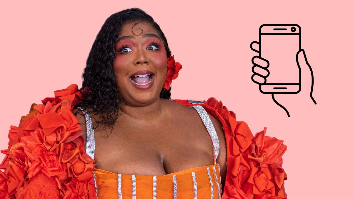 Lizzo macht bei den Grammys ein cooles Selfie